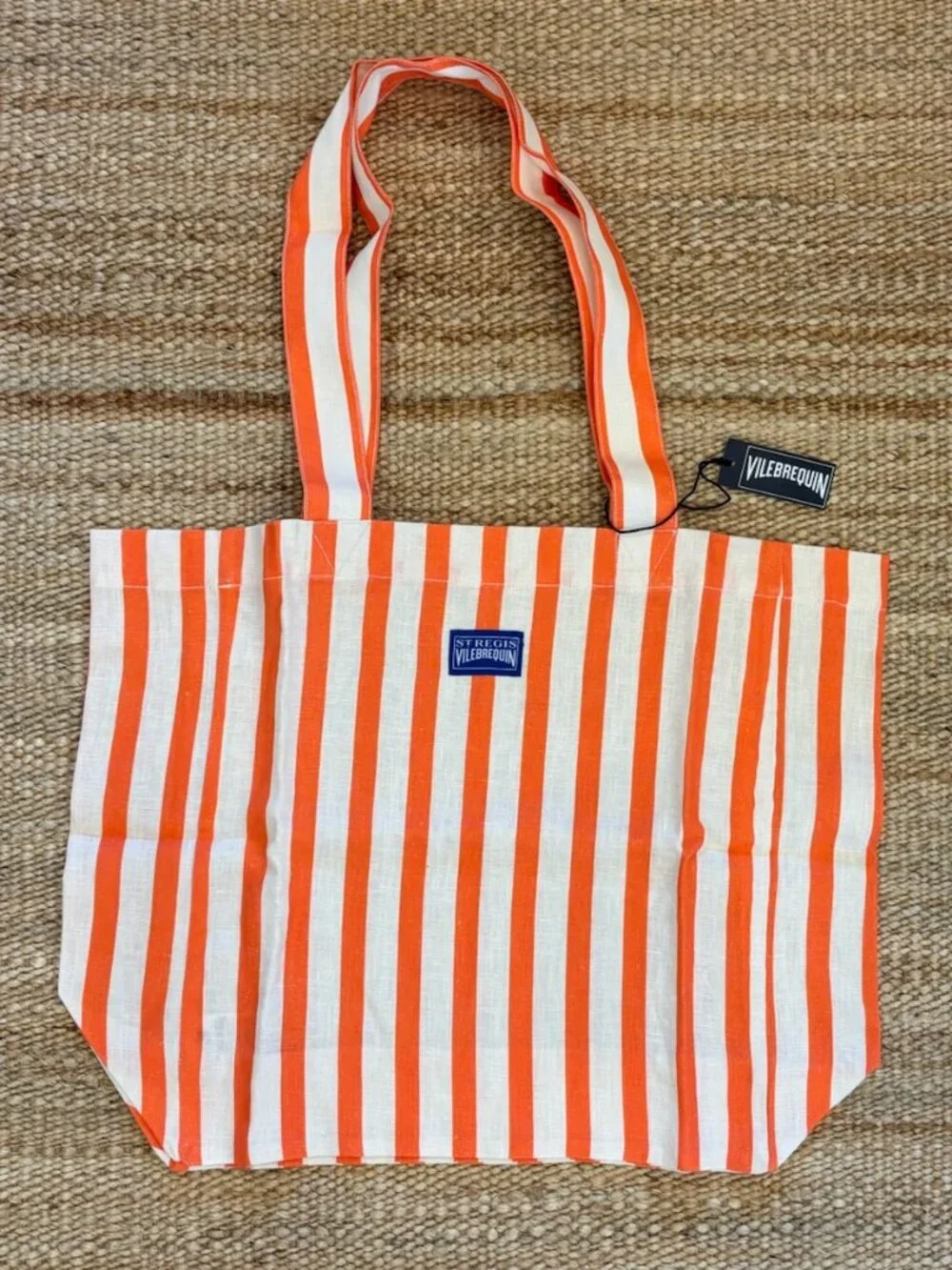 St. Regis x Vilebrequin Capsule Linen Tote Bag